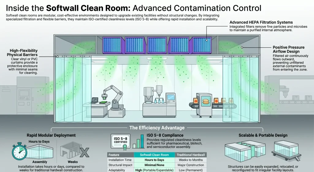 Softwall Clean Room Contamination Control